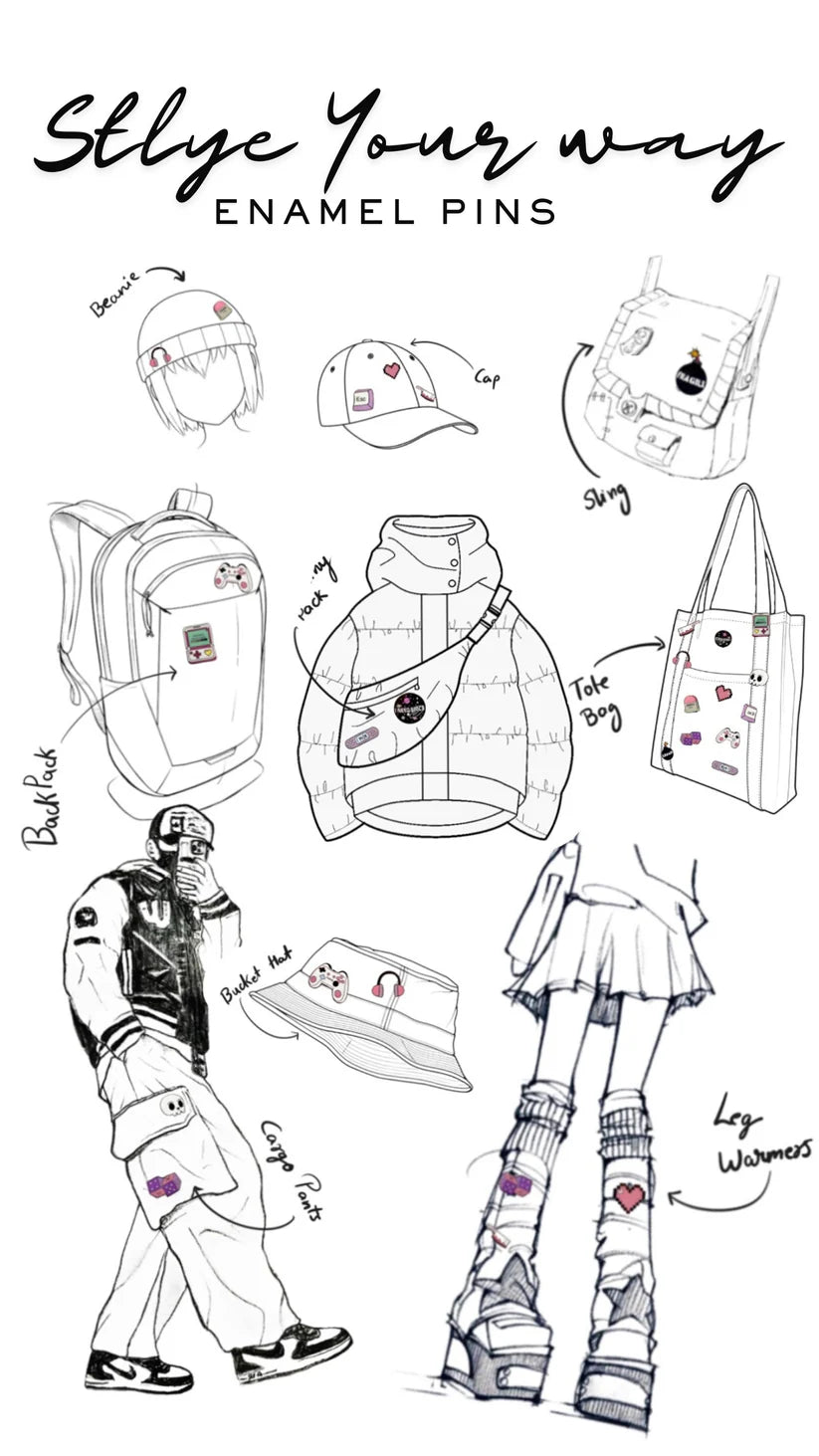 Reboot Collection - Brooch Enamel Pin BUNDLE PACK