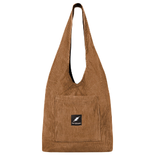Coco brown Corduroy hobo Bag