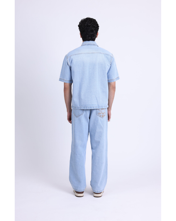 WESTERN BLUE DENIM SHIRT