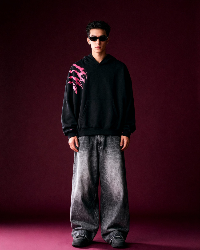 Inferno Dragon Oversized Hoodie