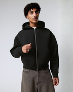 BLACK BASIC ZIPPER - COLD 001