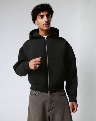 BLACK BASIC ZIPPER - COLD 001