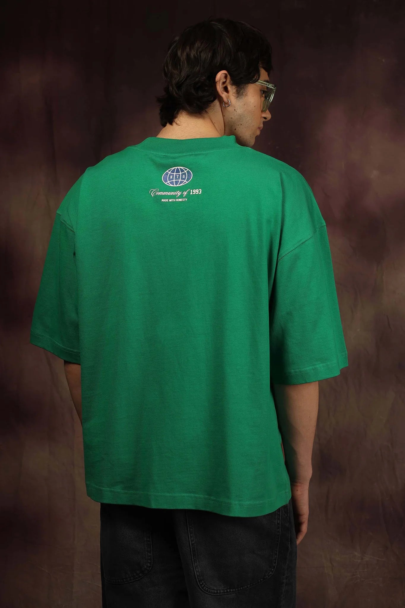 Community Green Box Fit Tee