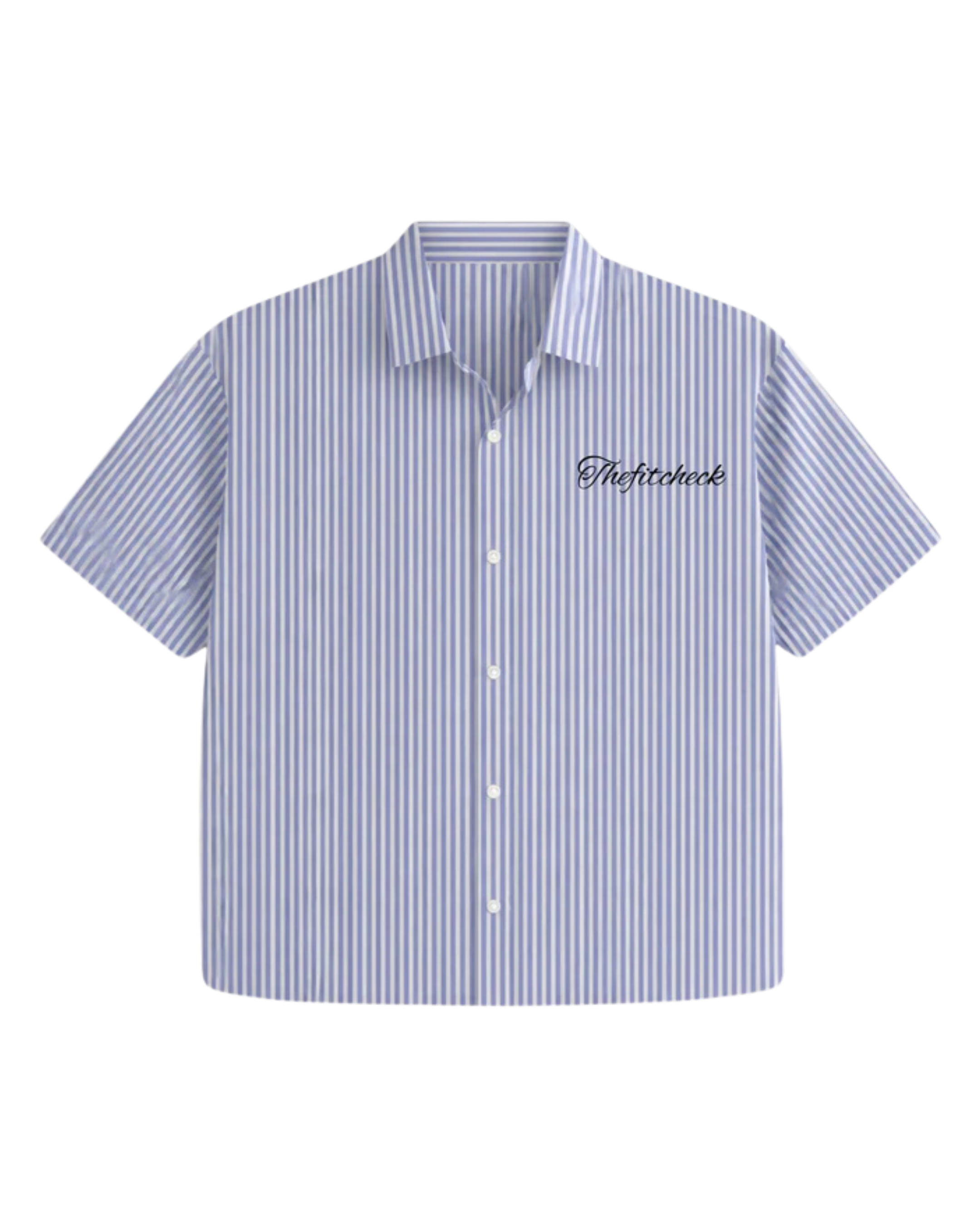 TFC BLUE BOXY STRIPPED SHIRT