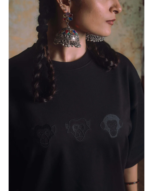 Unisex Monkey Tribe Black Tee