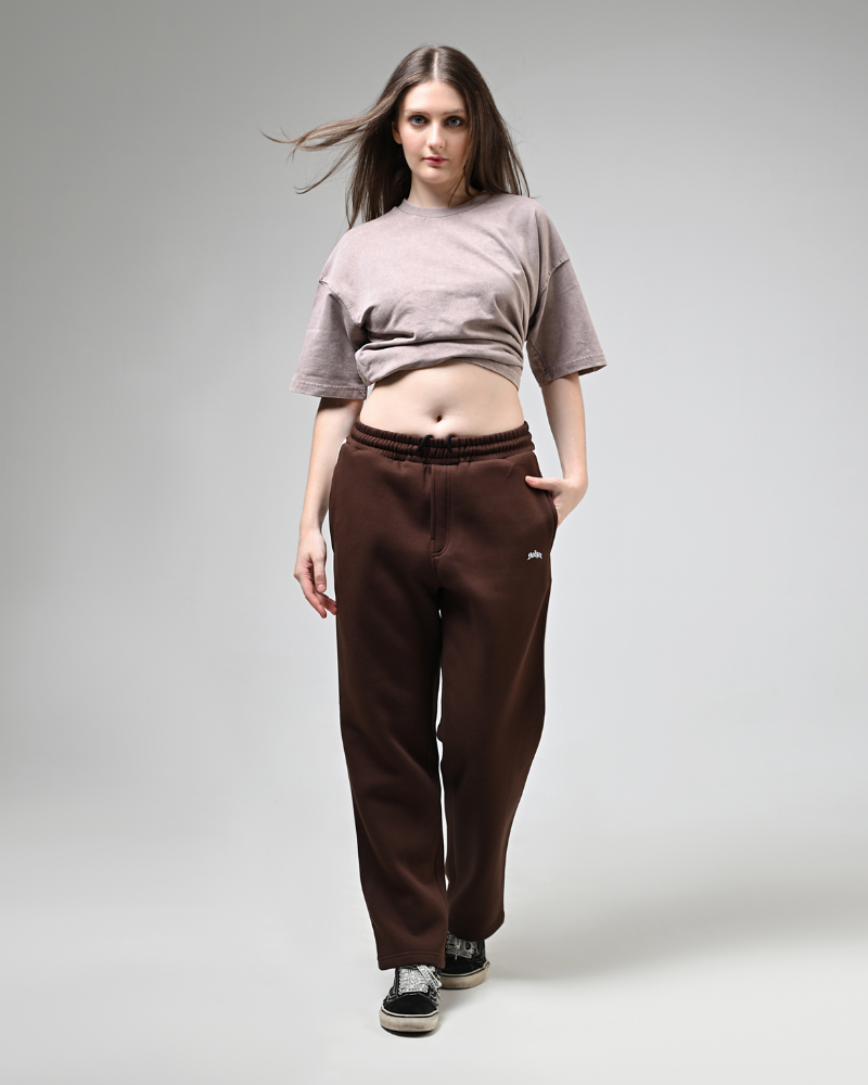 Brown Fleece Warm Pant