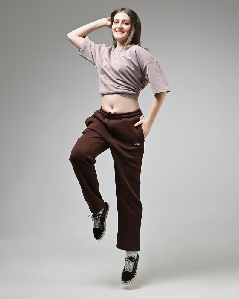 Brown Fleece Warm Pant