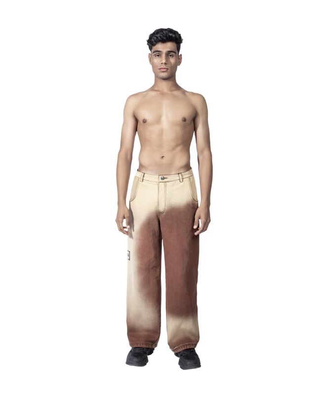 RAW BLEACHED JEANS / DENIM