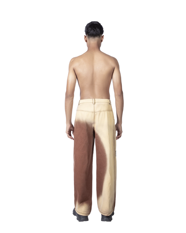 RAW BLEACHED JEANS / DENIM