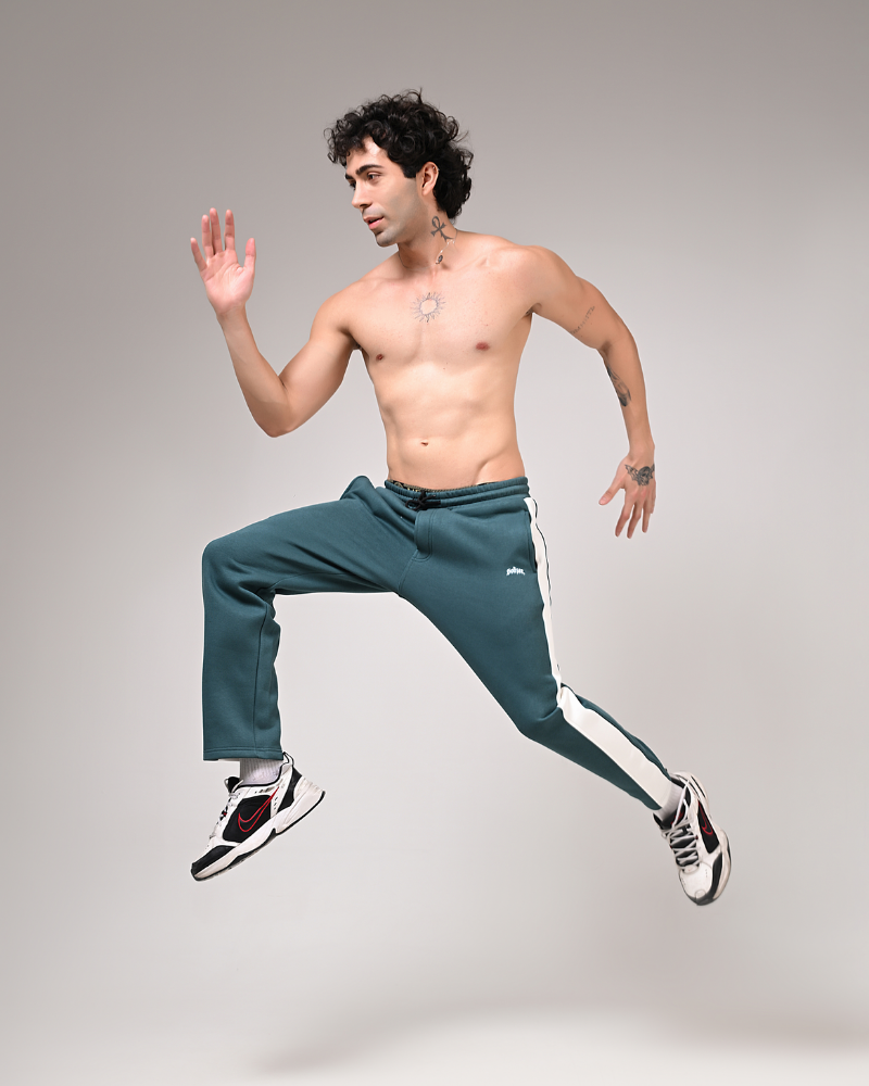 Green Warm Fleece Pants