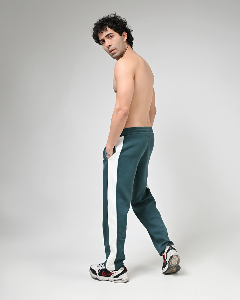 Green Warm Fleece Pants