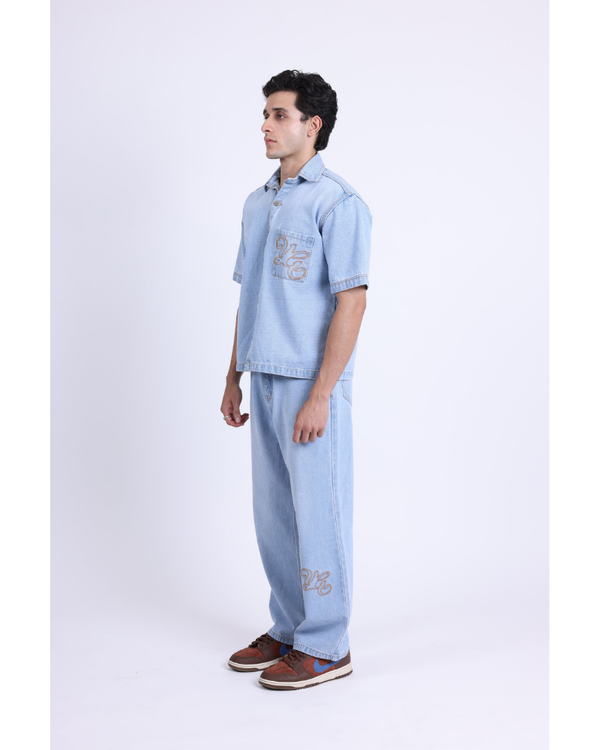 WESTERN BLUE CO-ORD SET