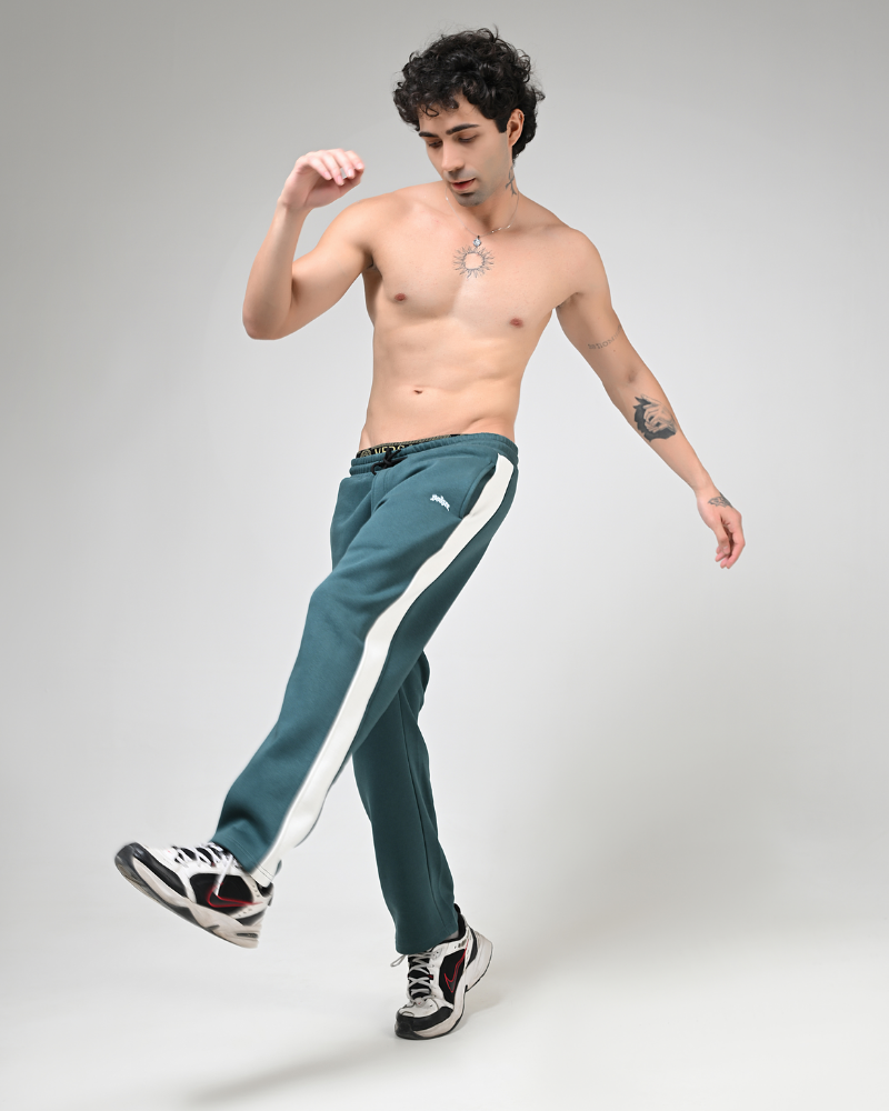 Green Warm Fleece Pants