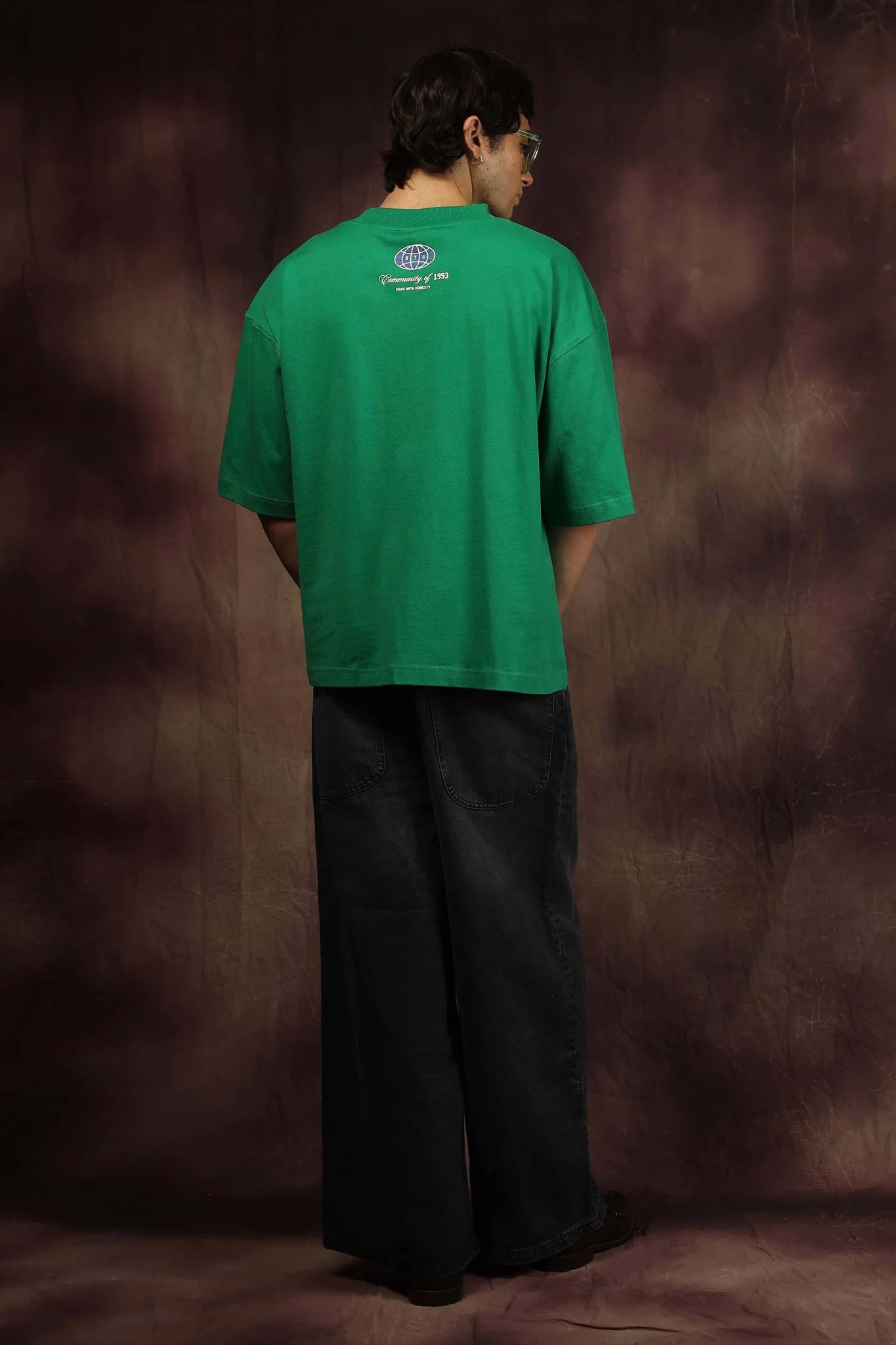 Community Green Box Fit Tee