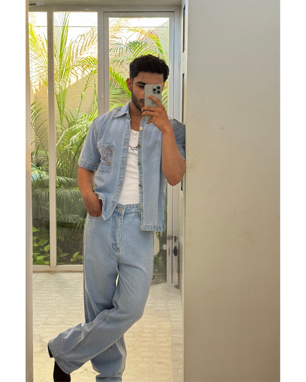 WESTERN BLUE CO-ORD SET