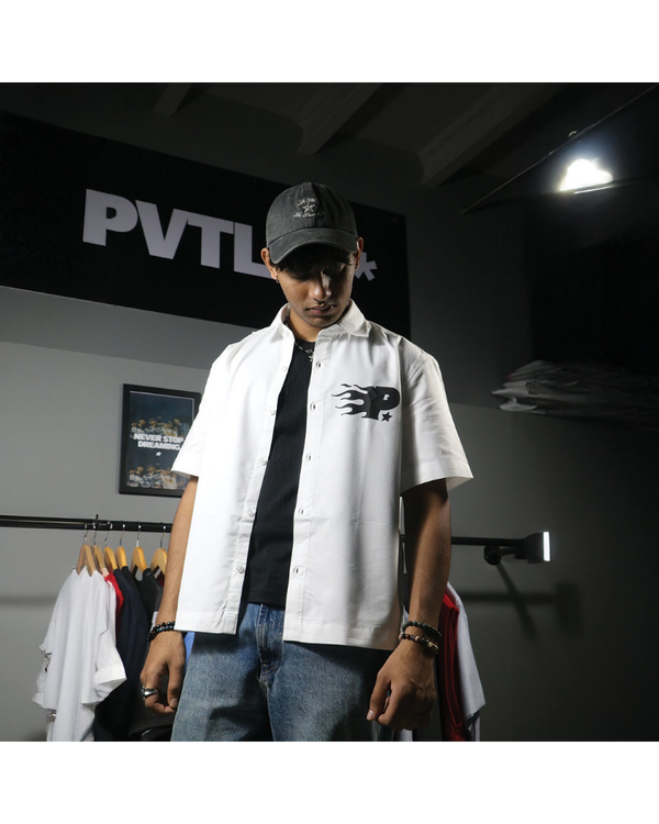 Pvt's White Overshirt