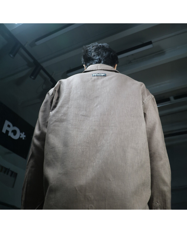 Brown Linen Cotton Shirt