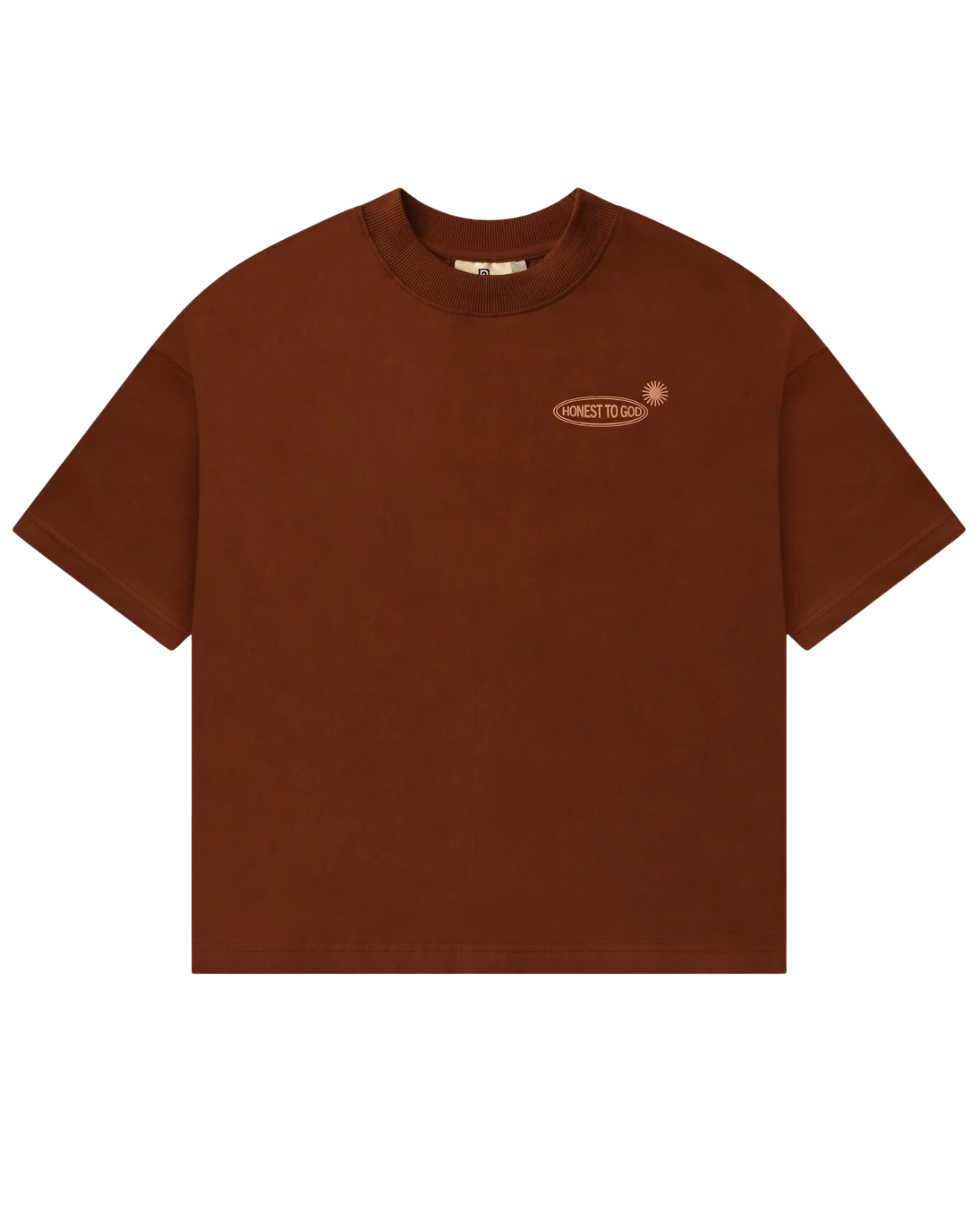 Cinnamon Brown Box Fit T-shirt
