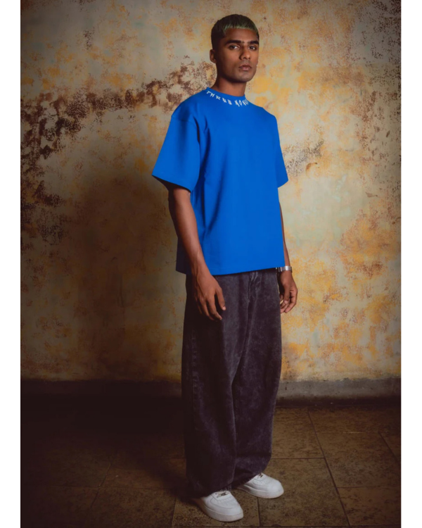 Unisex Monkeys Blue Tee