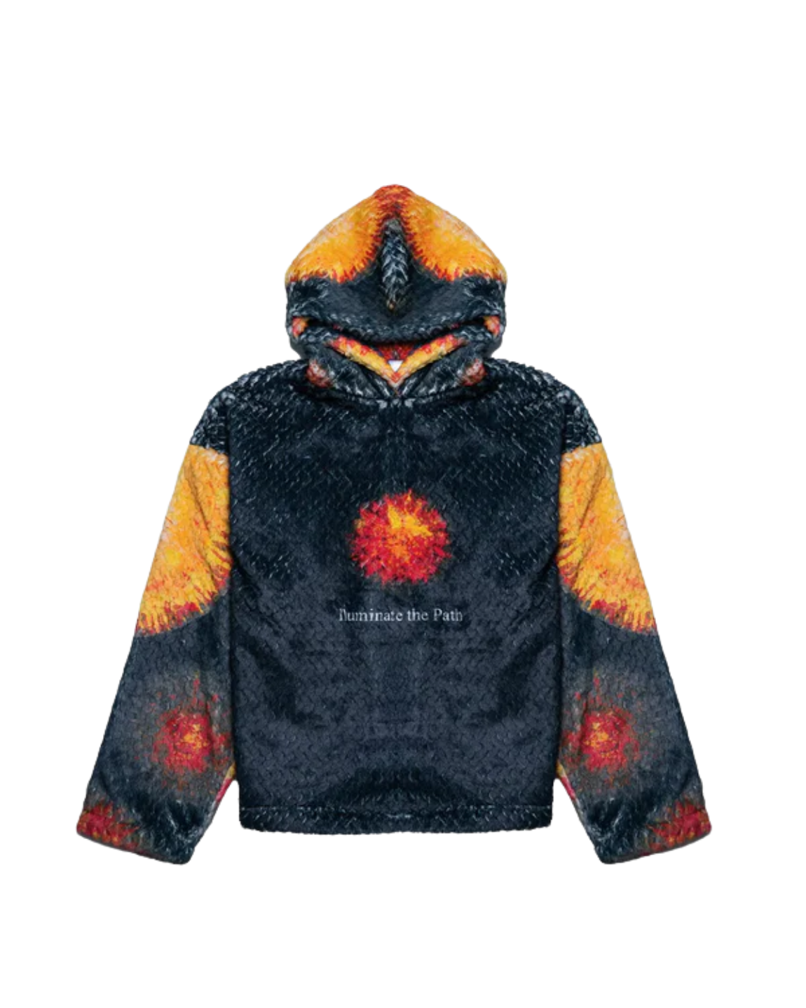 ILLUMINATE THE PATH FUR HOODIE