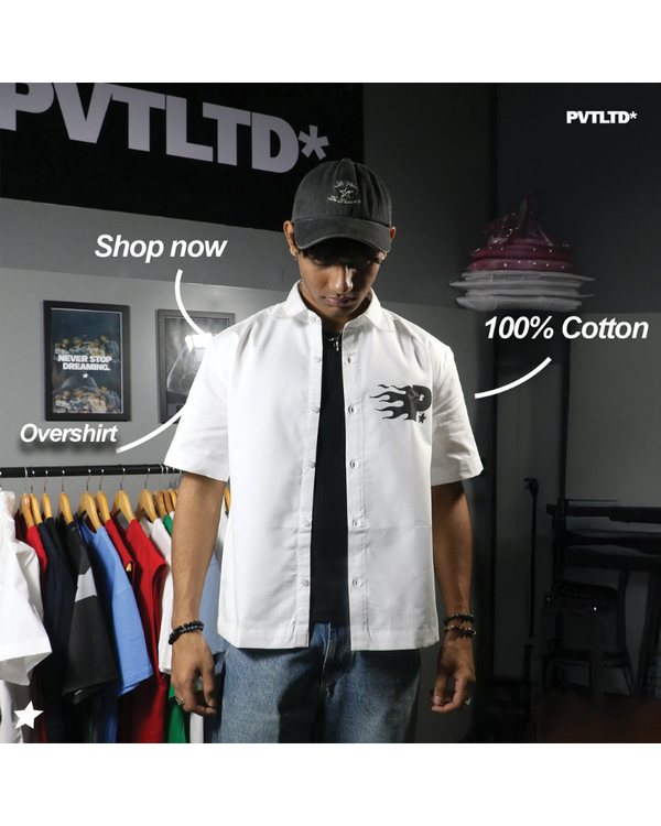 Pvt's White Overshirt