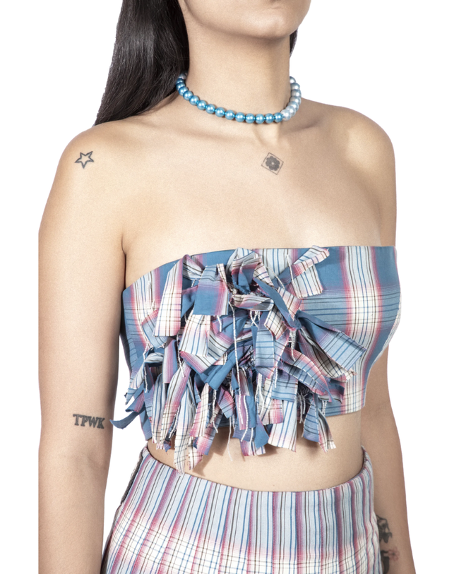 CHECKERED BLOOM SET / COTTON