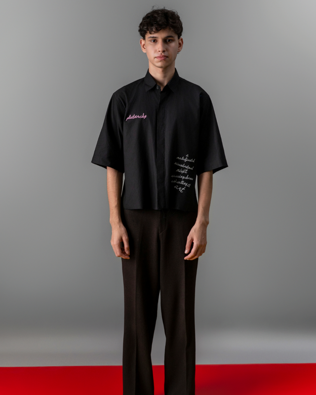 BLACK ARTY SHIRT