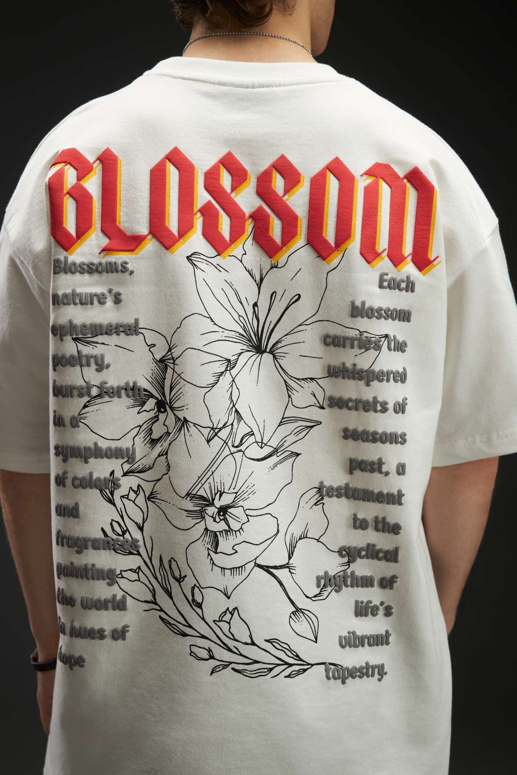 BLOSSOM OFF WHITE TEE