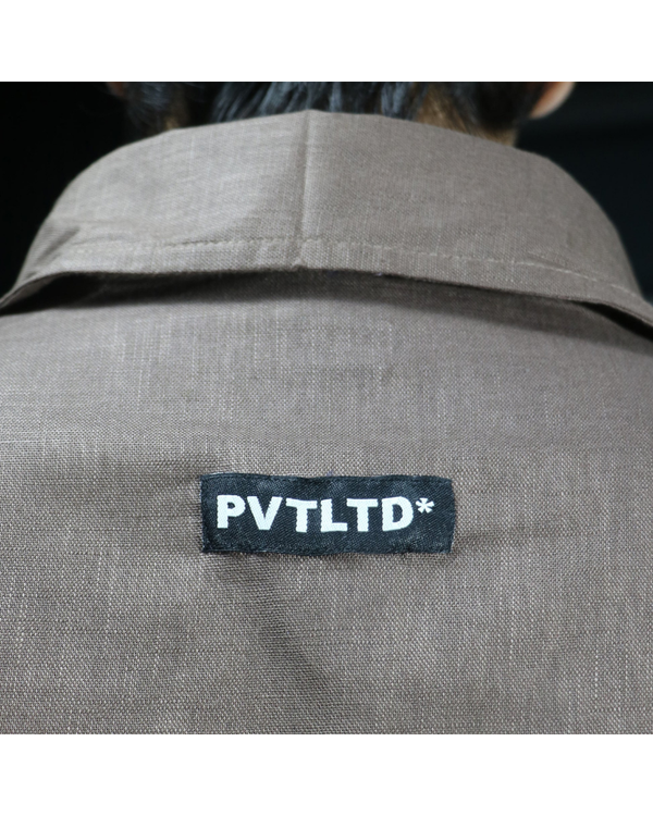 Brown Linen Cotton Shirt