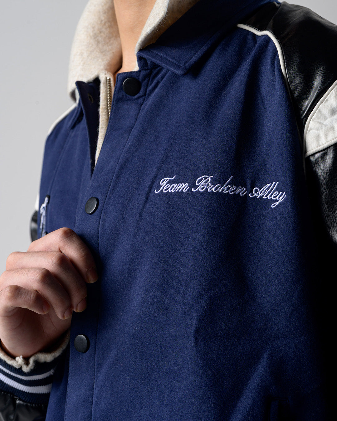 SUEDE FAUX LEATHER JACKET