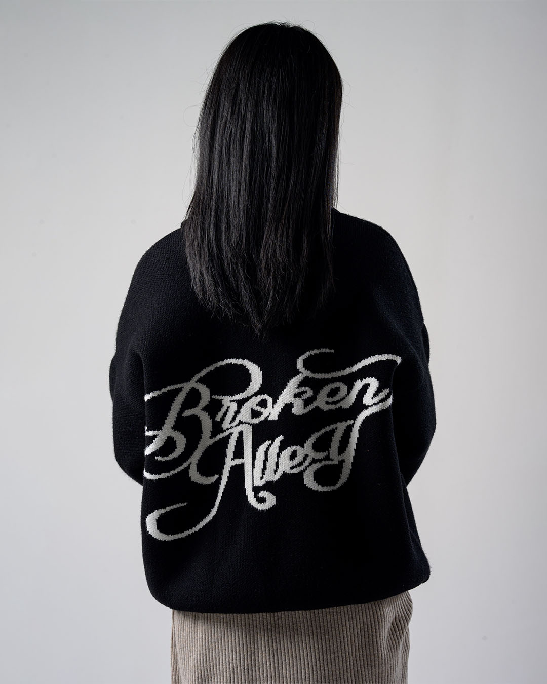 BA MESH CREW SWEATER