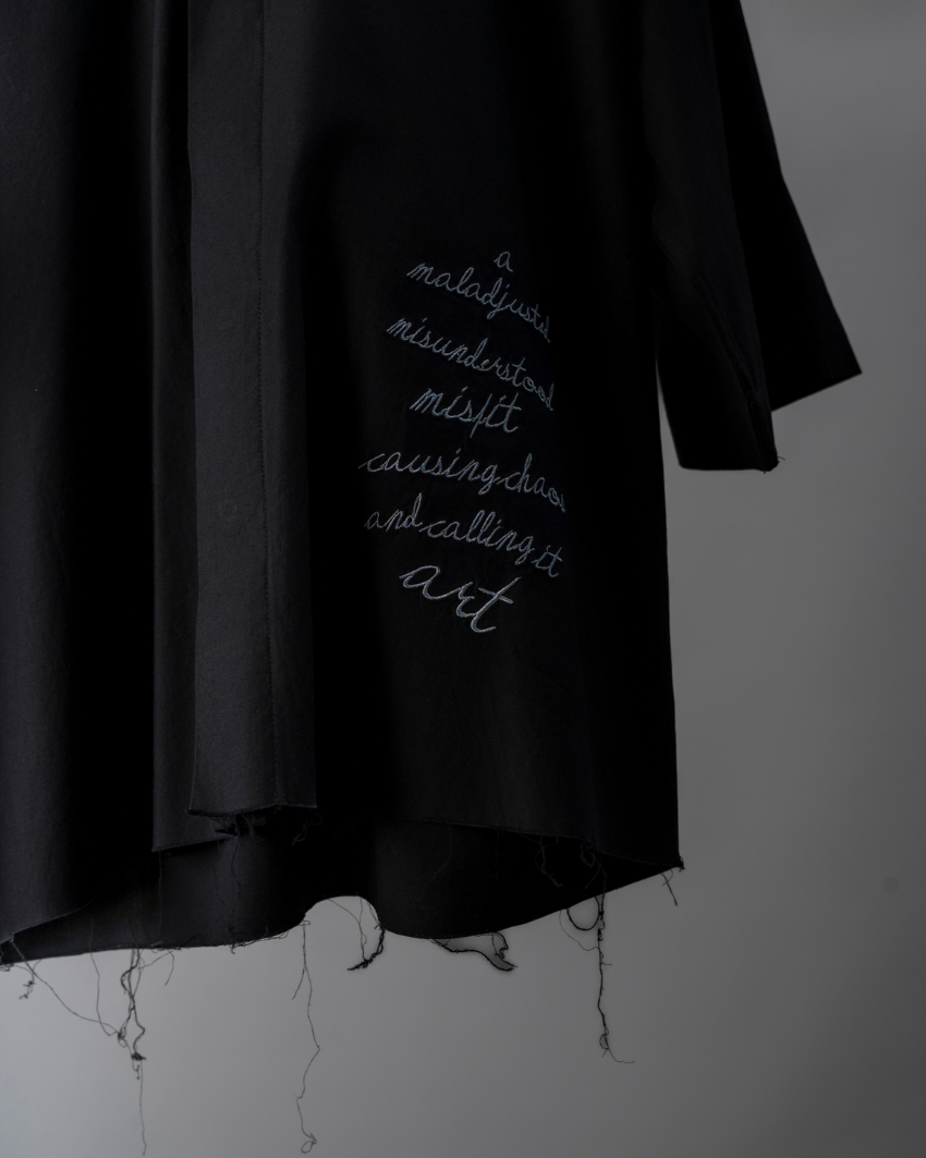 BLACK ARTY SHIRT