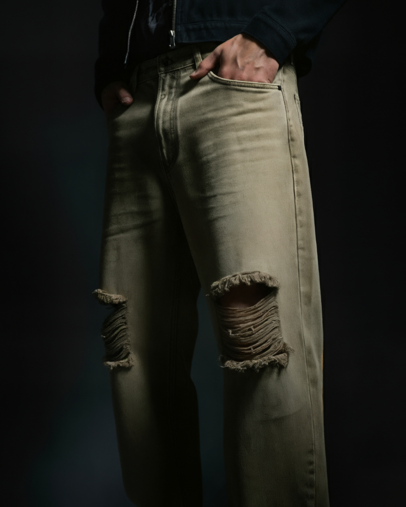 Sand Wash Baggy Denim