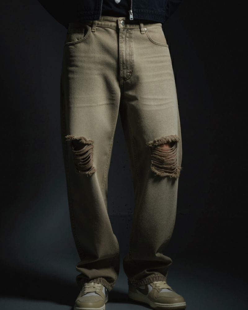 Sand Wash Baggy Denim