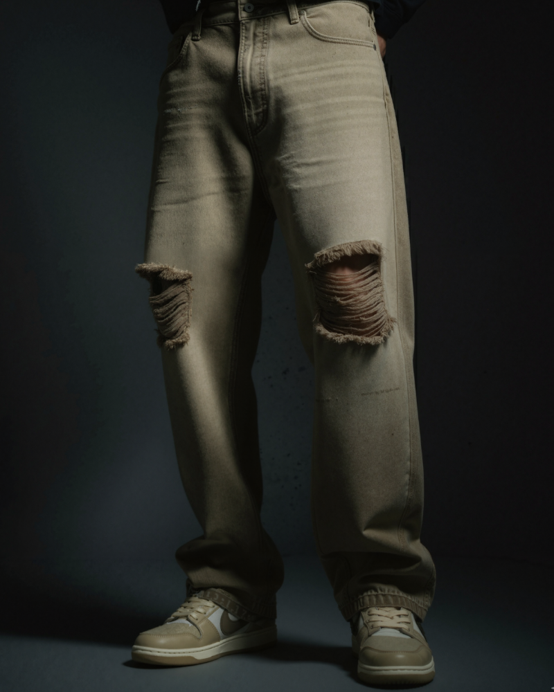 Sand Wash Baggy Denim