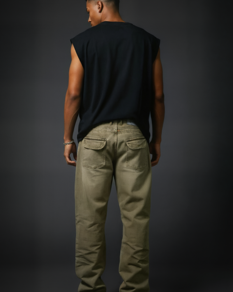 Sand Wash Baggy Denim