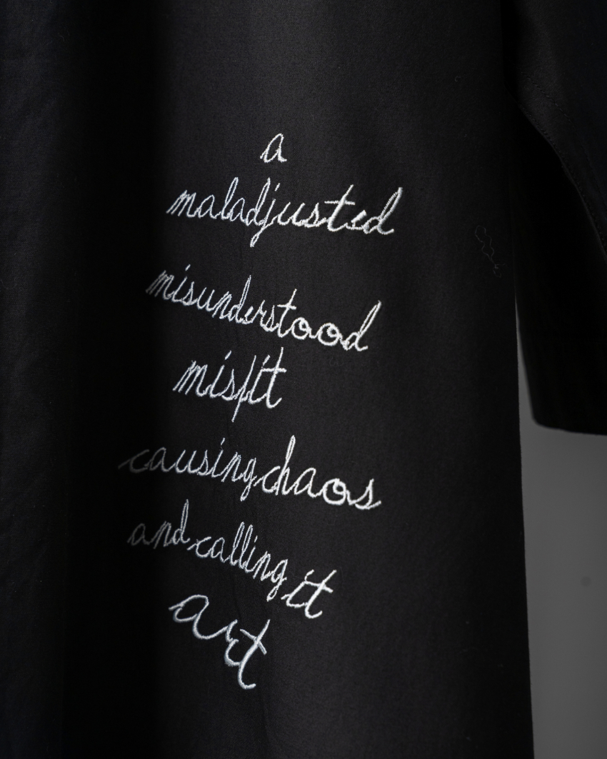 BLACK ARTY SHIRT