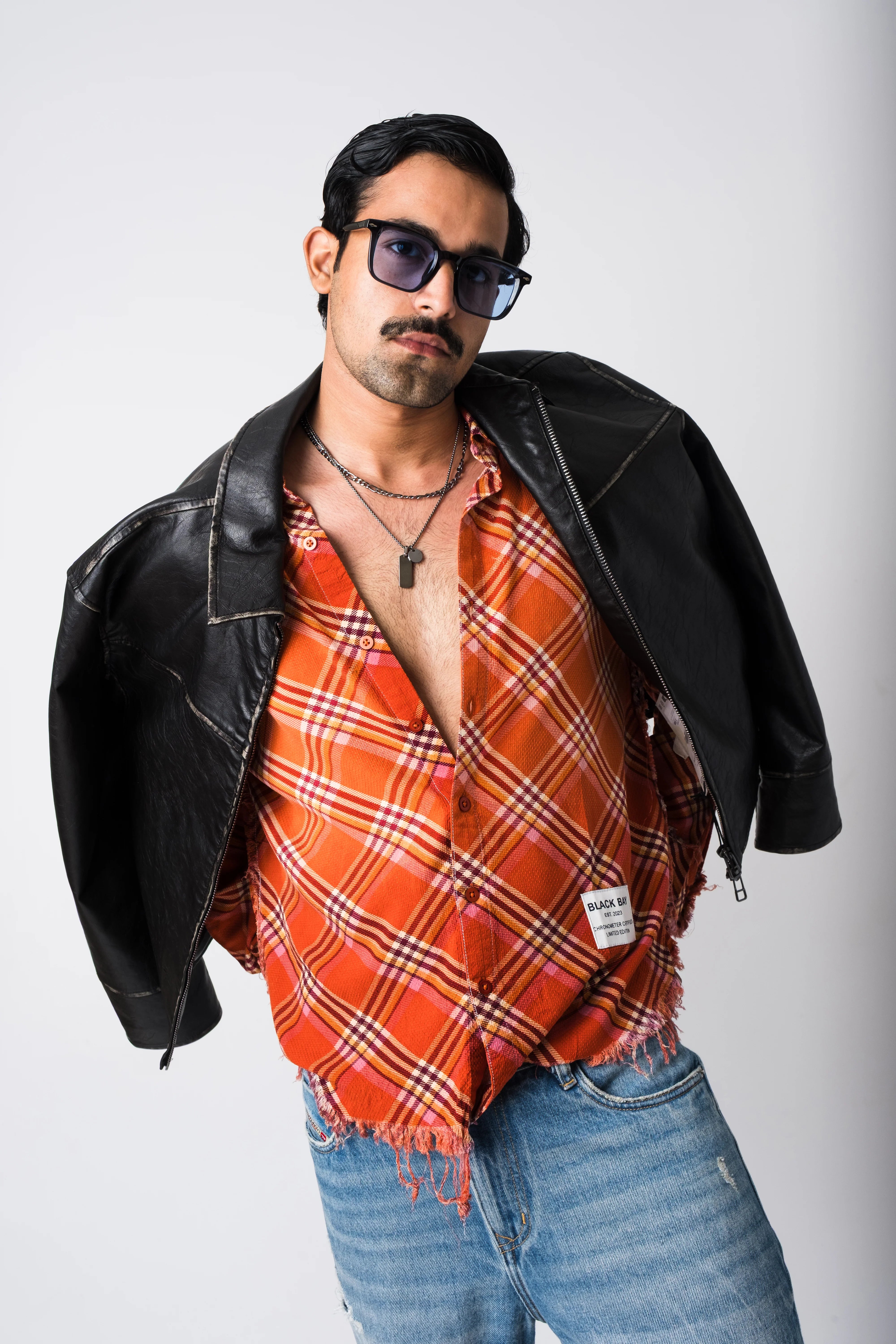 THE RIOT RAW EDGE PLAID SHIRT
