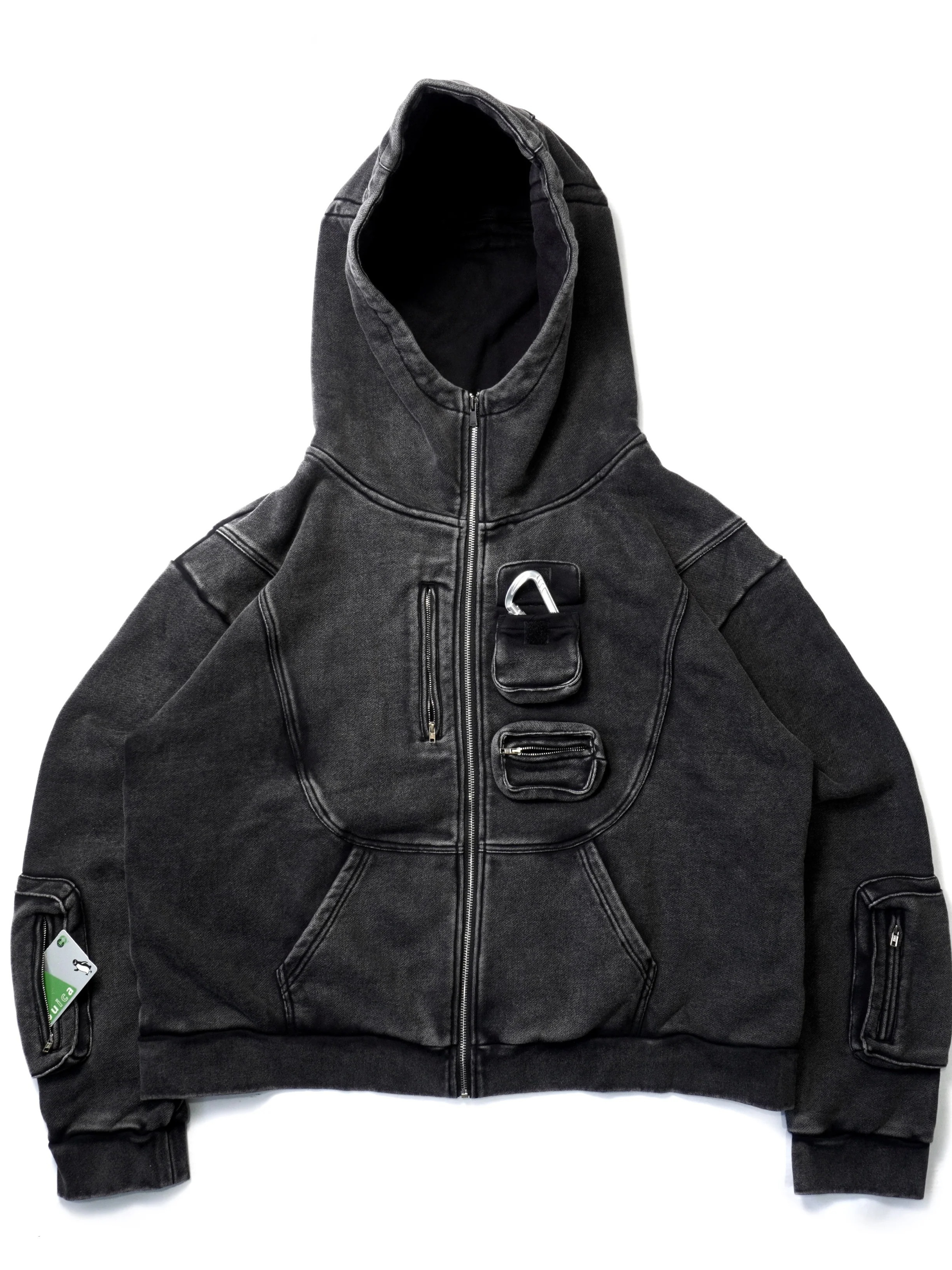 Boxy Drape Hoodie