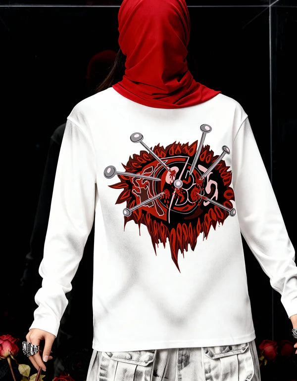 EYESORE [FULL-SLEEVE T-SHIRT] - OFF WHITE