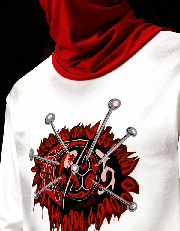 EYESORE [FULL-SLEEVE T-SHIRT] - OFF WHITE
