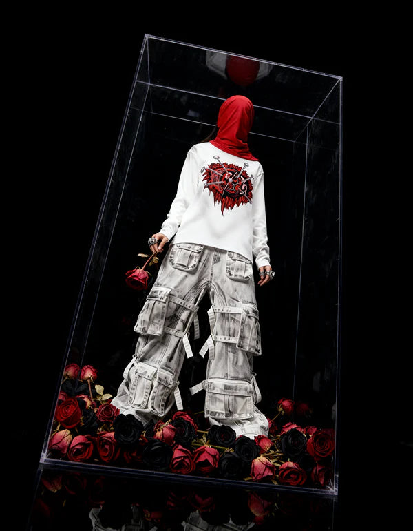 EYESORE [FULL-SLEEVE T-SHIRT] - OFF WHITE