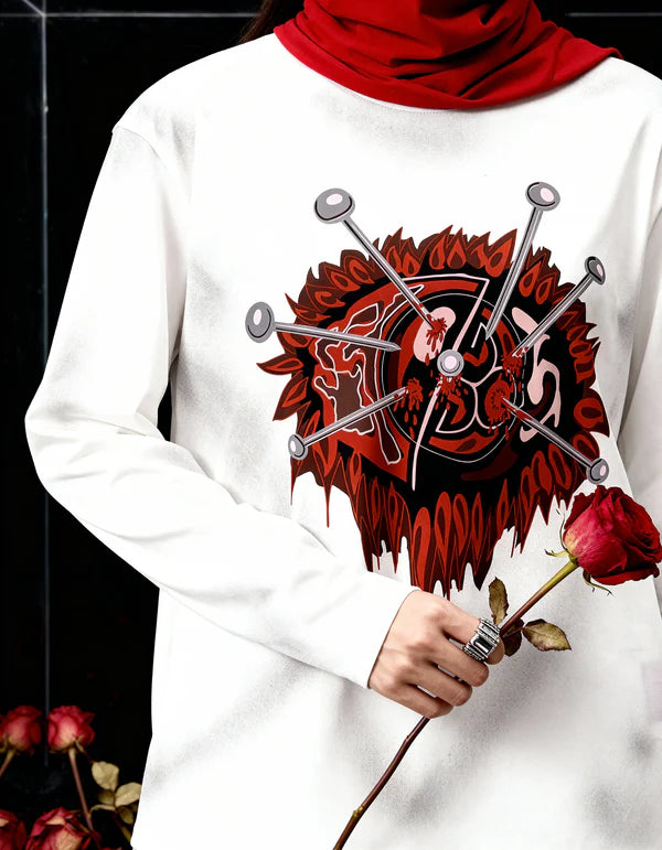 EYESORE [FULL-SLEEVE T-SHIRT] - OFF WHITE