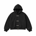 Frost Clasp Hoodie  Black