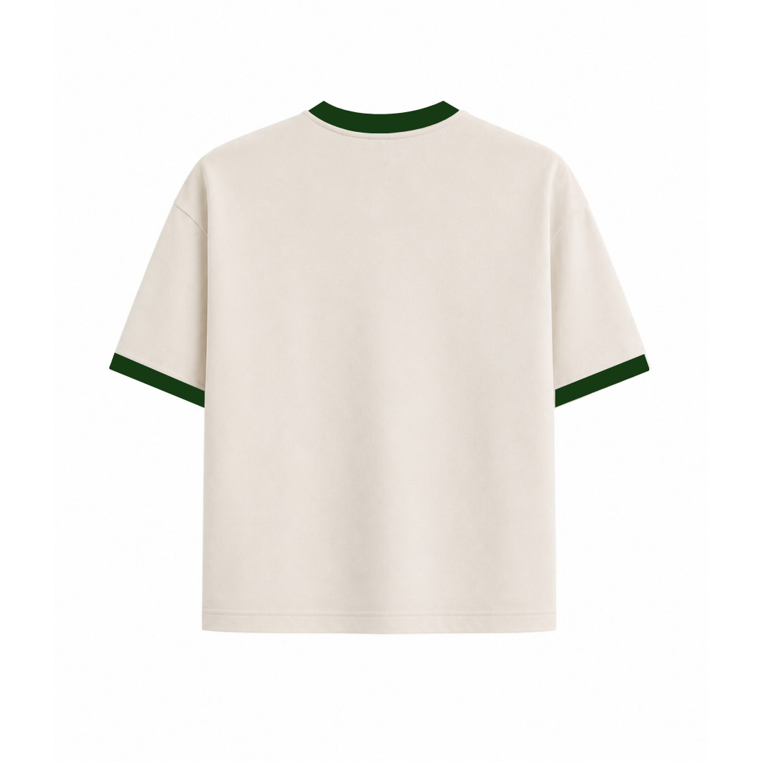 420 Ringer Tee Cropped
