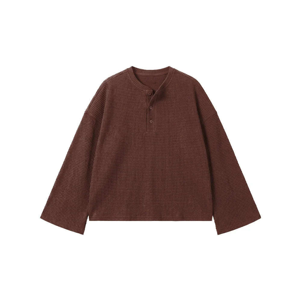 Coffee Waffle Henley