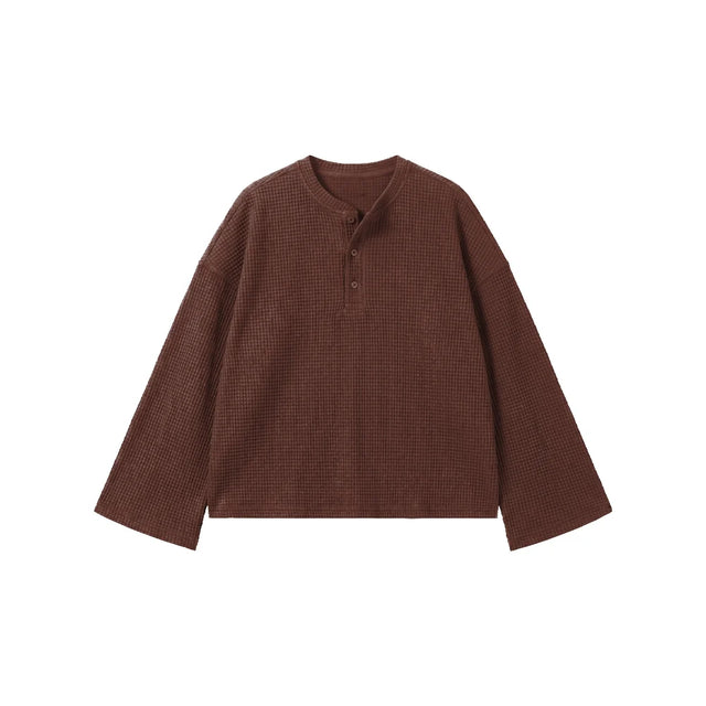 Coffee Waffle Henley