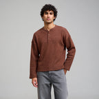 Coffee Waffle Henley