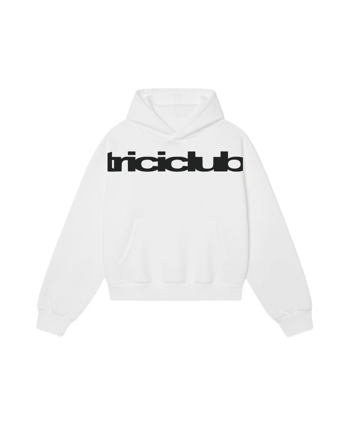 BASIC WHITE HOODIE [UNISEX]