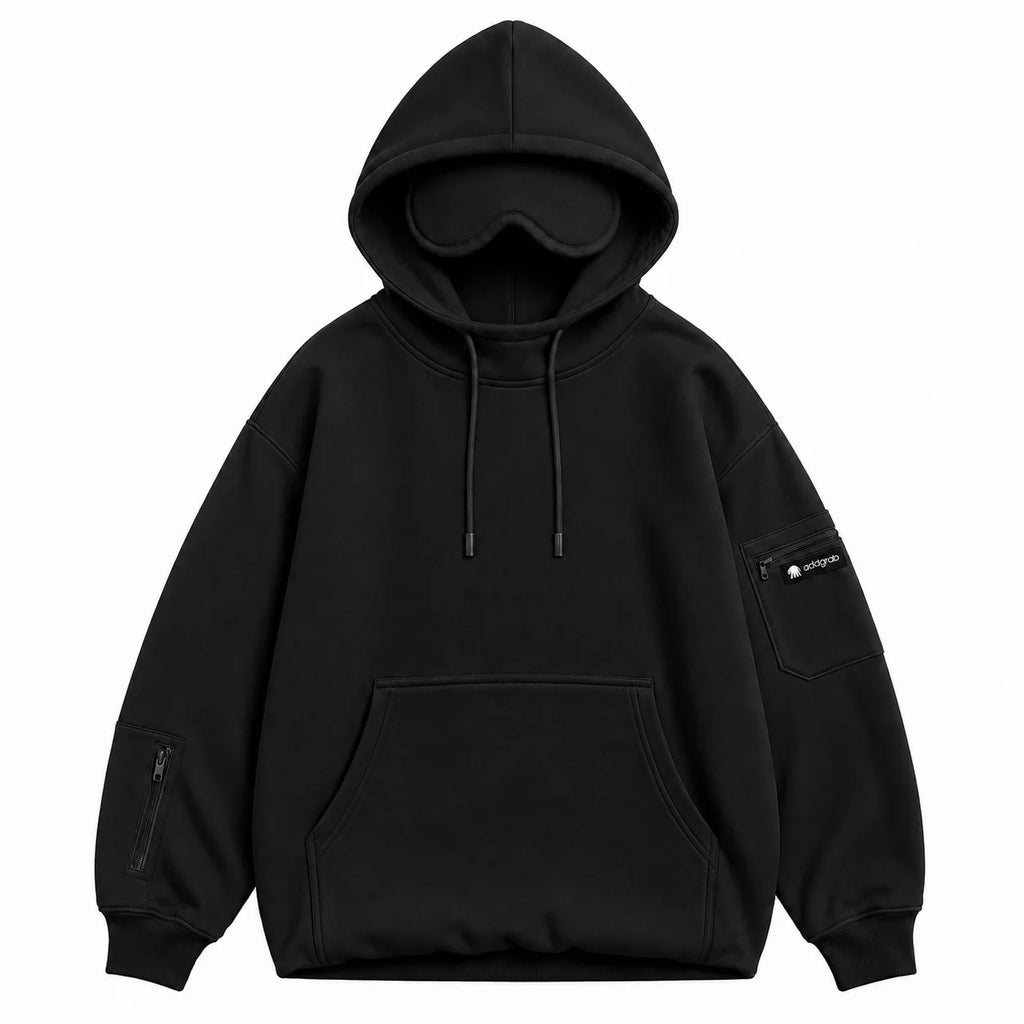 Cream Eye Mask Hoodie